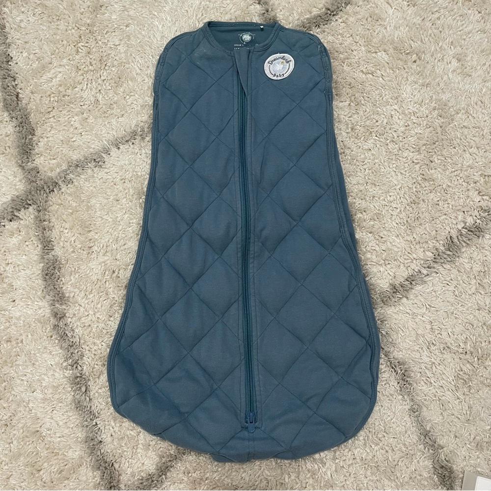 Dreamland baby weighted swaddle 0-6M in ocean blue (8-16lbs)